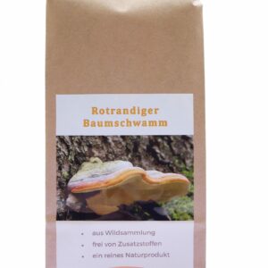 Rotrandiger Baumschwamm